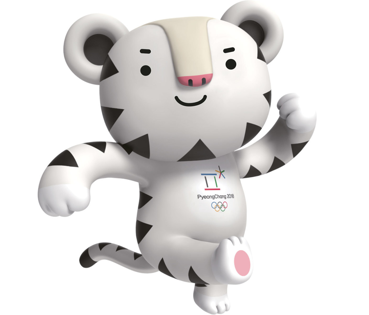 Screenshot №1 pro téma 2018 Winter Olympics Pyeongchang Mascot 1200x1024