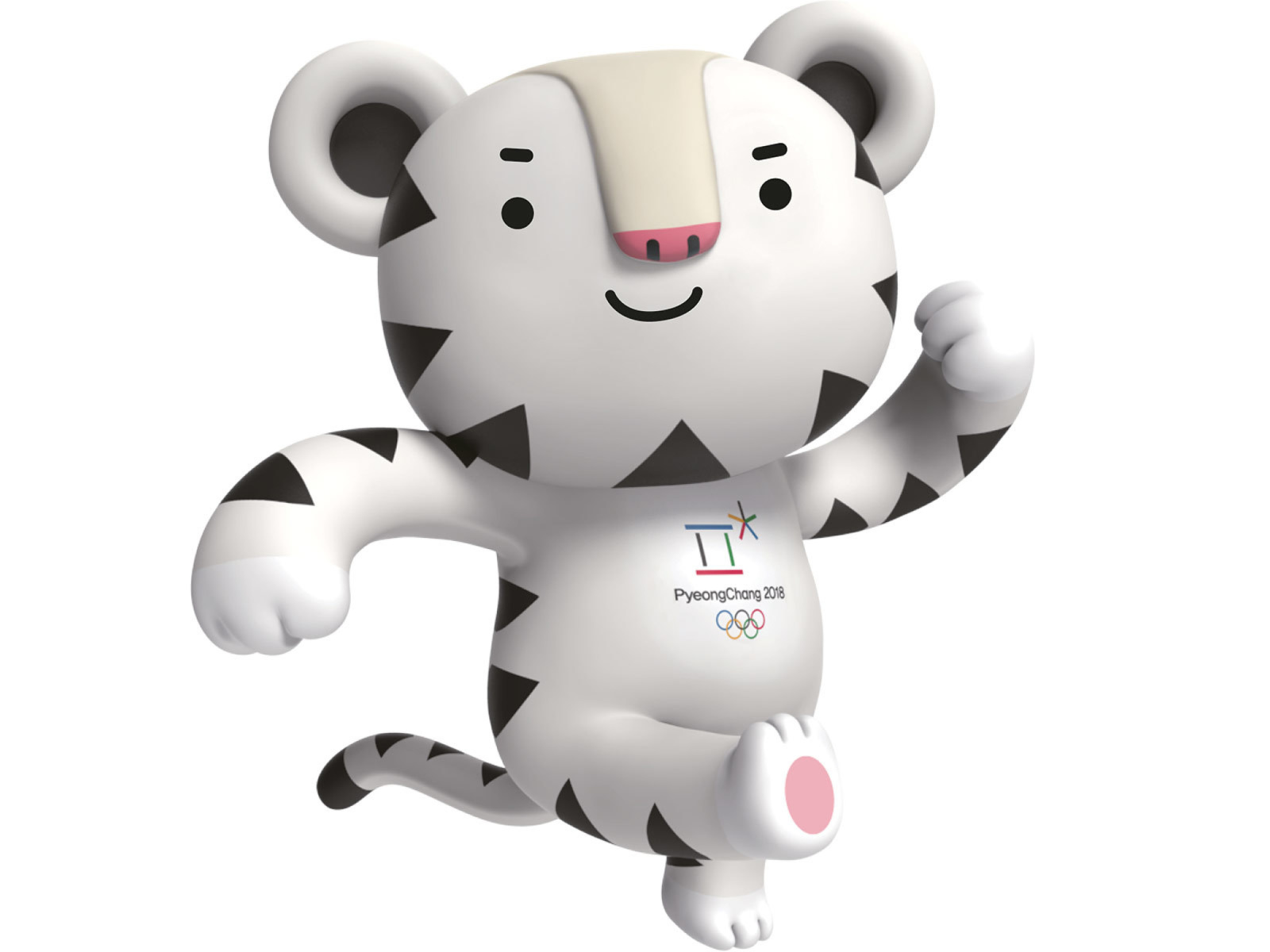 Sfondi 2018 Winter Olympics Pyeongchang Mascot 1600x1200