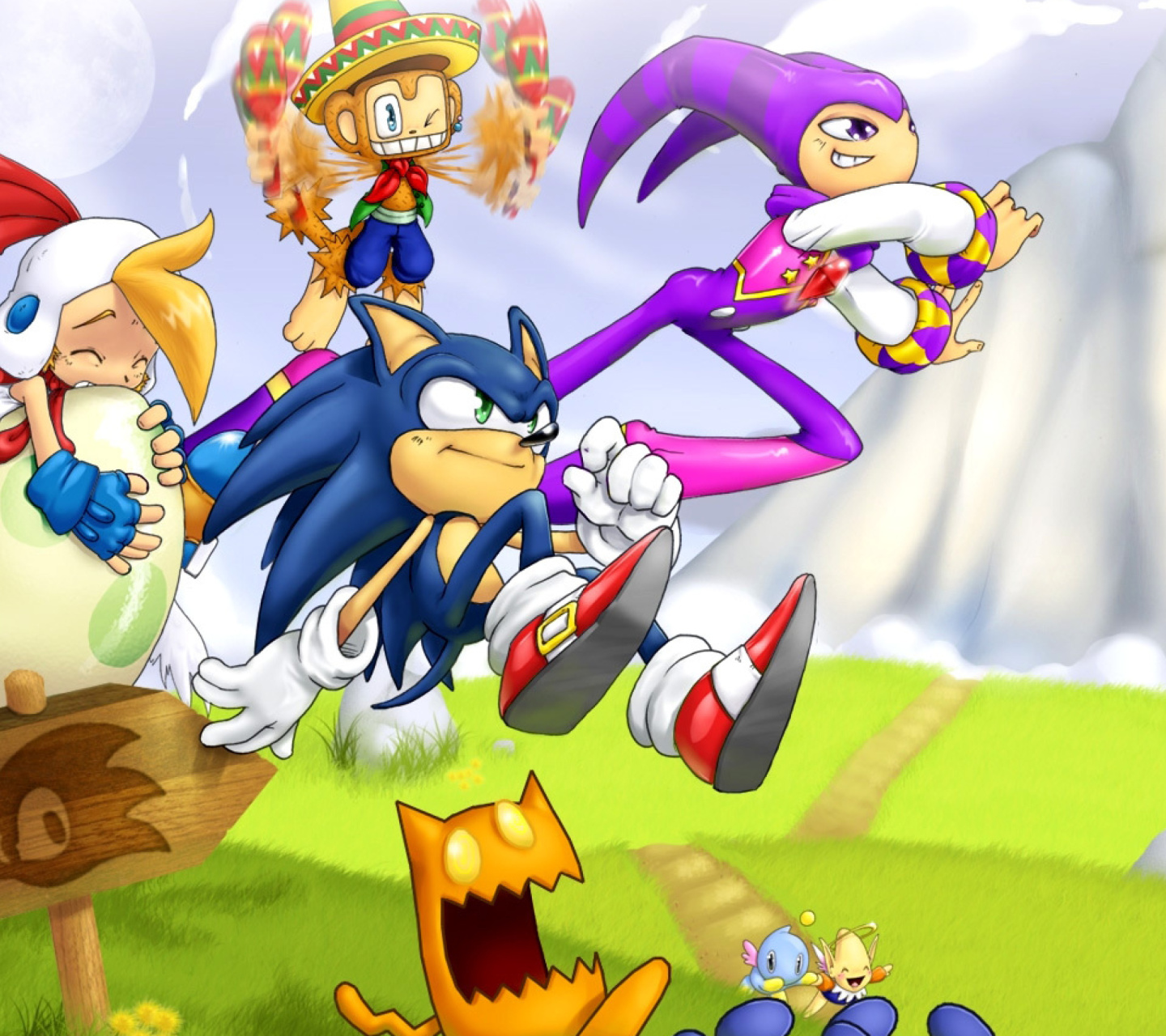 Screenshot №1 pro téma Sonic the Hedgehog 1440x1280