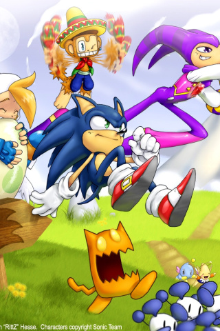 Fondo de pantalla Sonic the Hedgehog 320x480