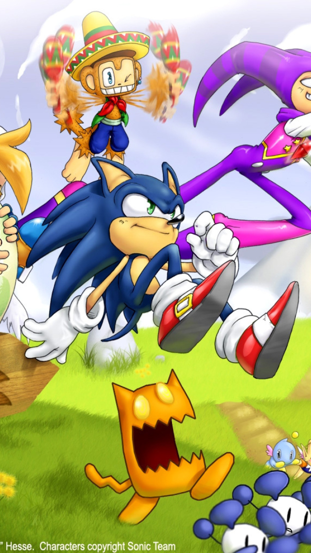 Fondo de pantalla Sonic the Hedgehog 640x1136