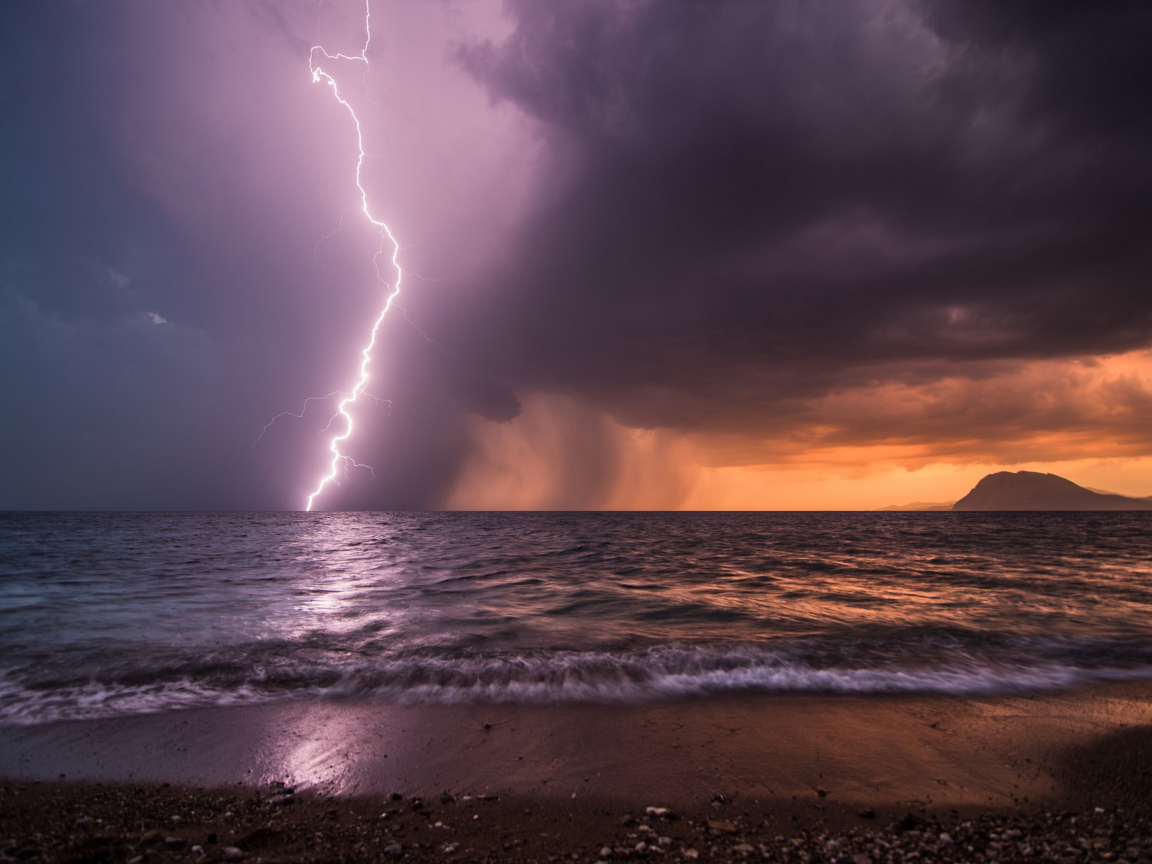Storm & Lightning wallpaper 1152x864