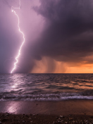 Fondo de pantalla Storm & Lightning 132x176