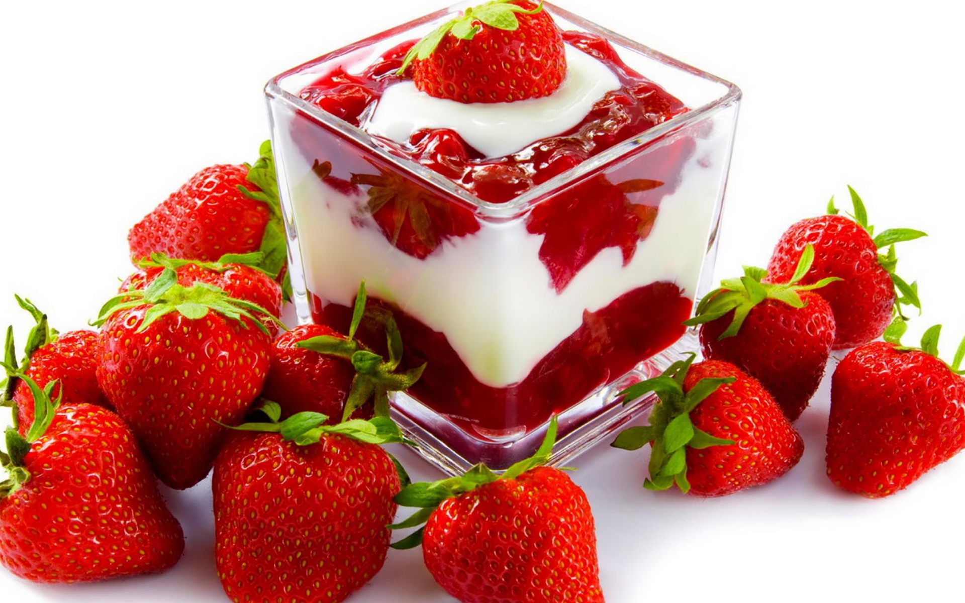 Screenshot №1 pro téma Strawberry Dessert 1920x1200