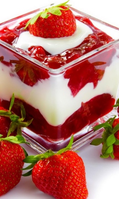 Strawberry Dessert screenshot #1 240x400