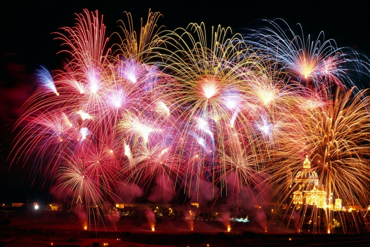 Fondo de pantalla New Years Fireworks