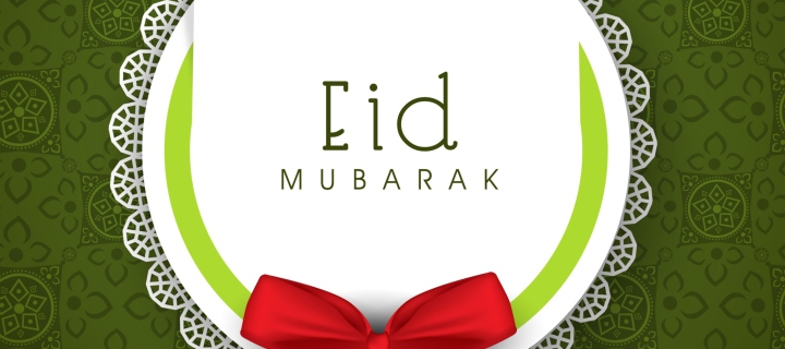 Обои Eid Mubarak 720x320