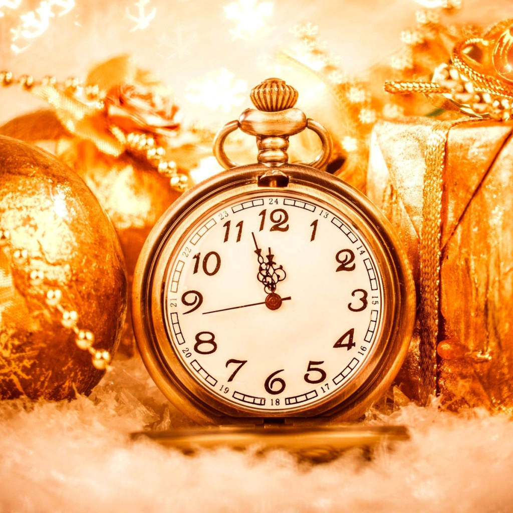 New Year Countdown Timer, Watch wallpaper 1024x1024