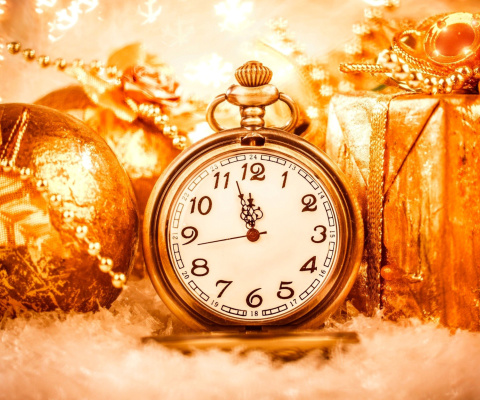 New Year Countdown Timer, Watch wallpaper 480x400