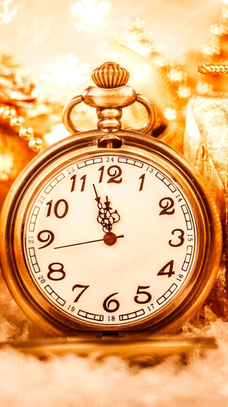 New Year Countdown Timer, Watch wallpaper 750x1334