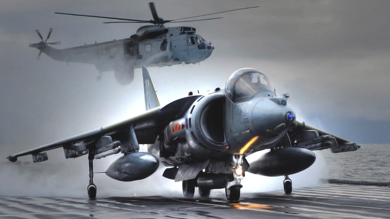 Sfondi British Aerospace Harrier GR7 1280x720