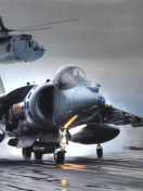 Обои British Aerospace Harrier GR7 132x176