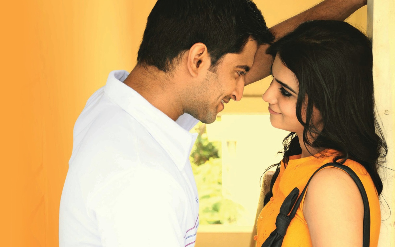 Fondo de pantalla Nani Samantha Yeto Vellipoyindi Manasu 1280x800