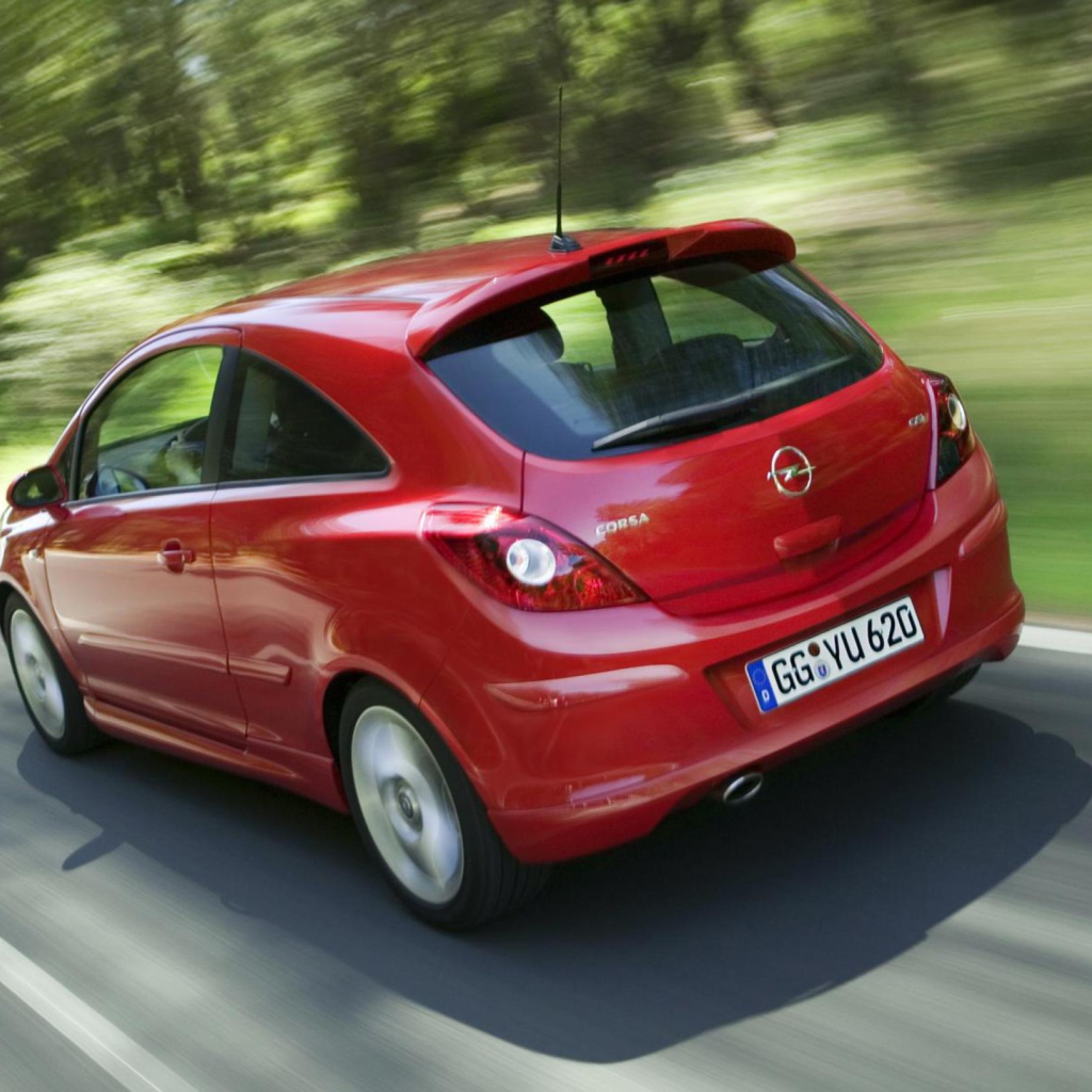 Das Opel Corsa GSi Wallpaper 1024x1024