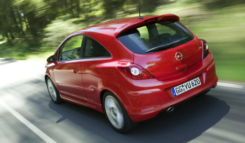 Screenshot №1 pro téma Opel Corsa GSi 1024x600
