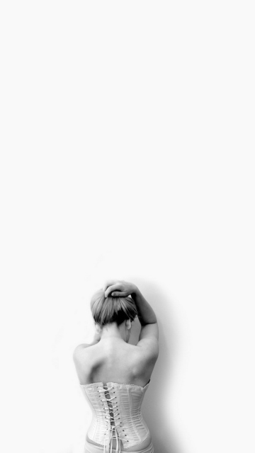 Das White Sadness Wallpaper 360x640