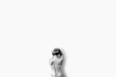 Das White Sadness Wallpaper 480x320