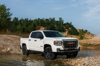 2021 GMC Canyon AT4 Crew Cab Background for Android, iPhone and iPad
