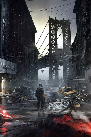 Tom Clancy's The Division wallpaper 320x480