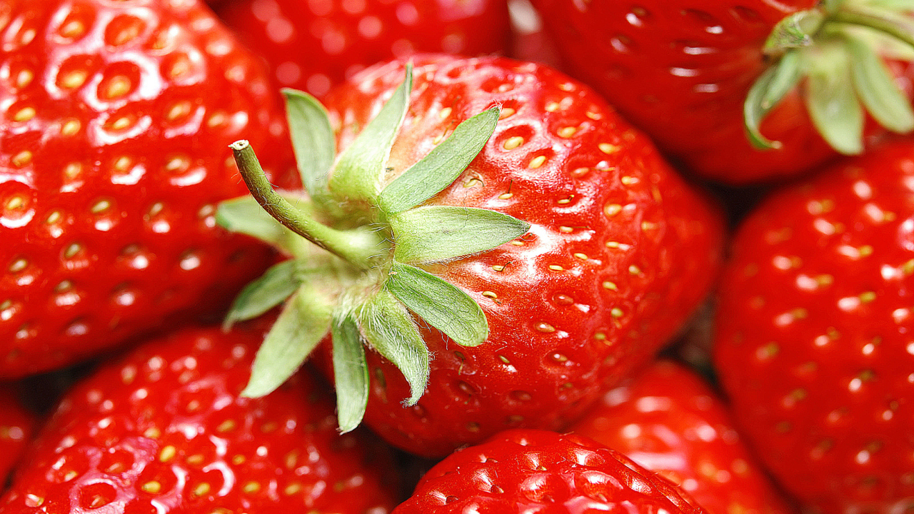 Das Strawberries Wallpaper 1280x720