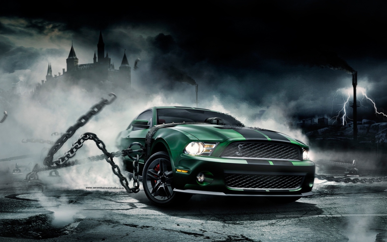 Screenshot №1 pro téma Mustang Shelby 1280x800