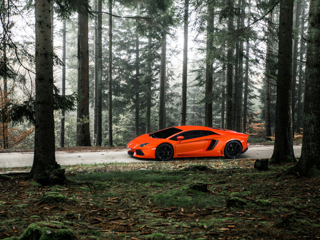 Fondo de pantalla Lamborghini Aventador 1024x768