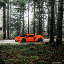 Fondo de pantalla Lamborghini Aventador 208x208