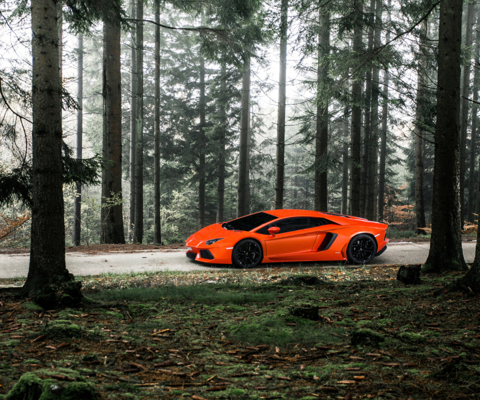 Fondo de pantalla Lamborghini Aventador 960x800