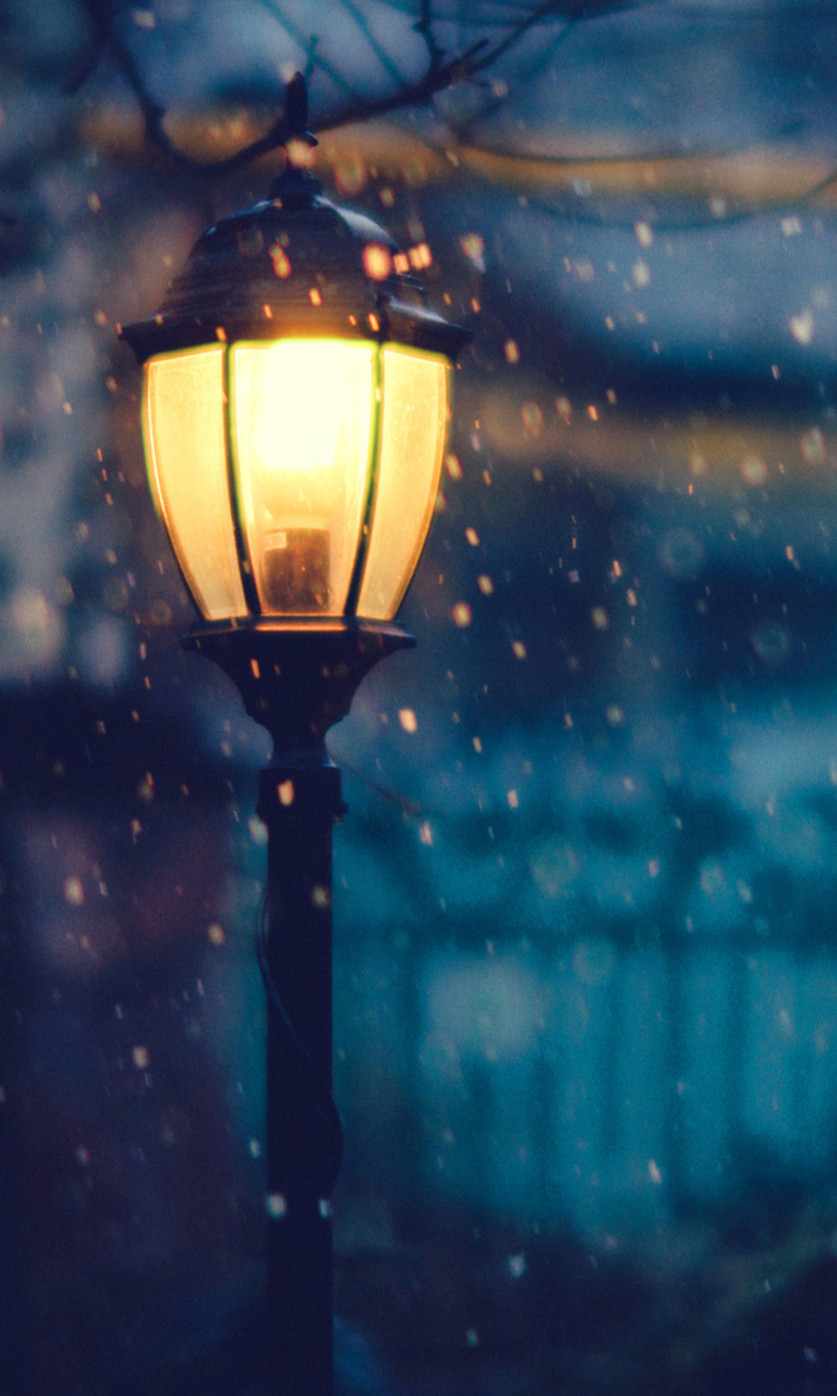 Screenshot №1 pro téma Winter Street Lantern 768x1280