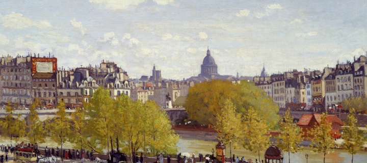 Claude Monet - Quai du Louvre screenshot #1 720x320