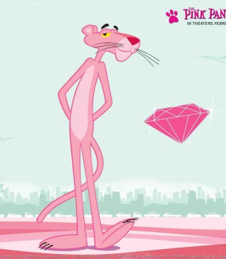 Kostenloses Pink Panther Wallpaper für Nokia Asha 503
