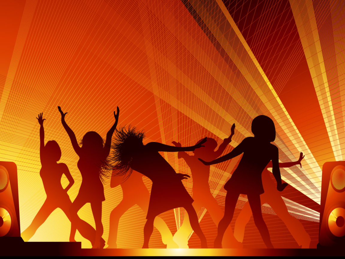 Das Disco Party Wallpaper 1152x864