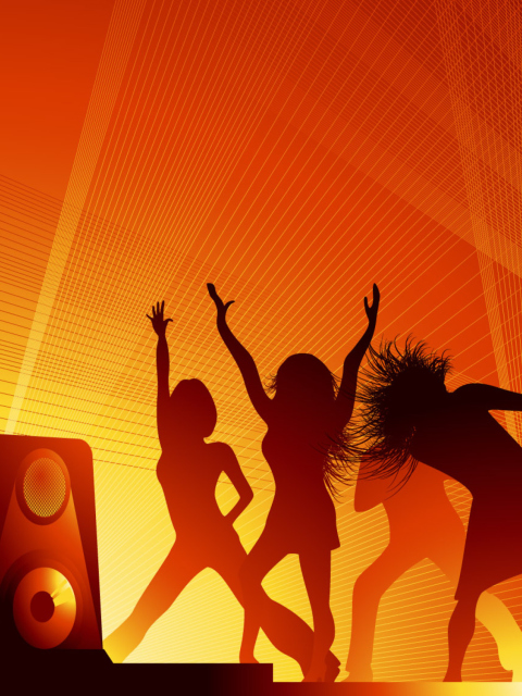 Das Disco Party Wallpaper 480x640