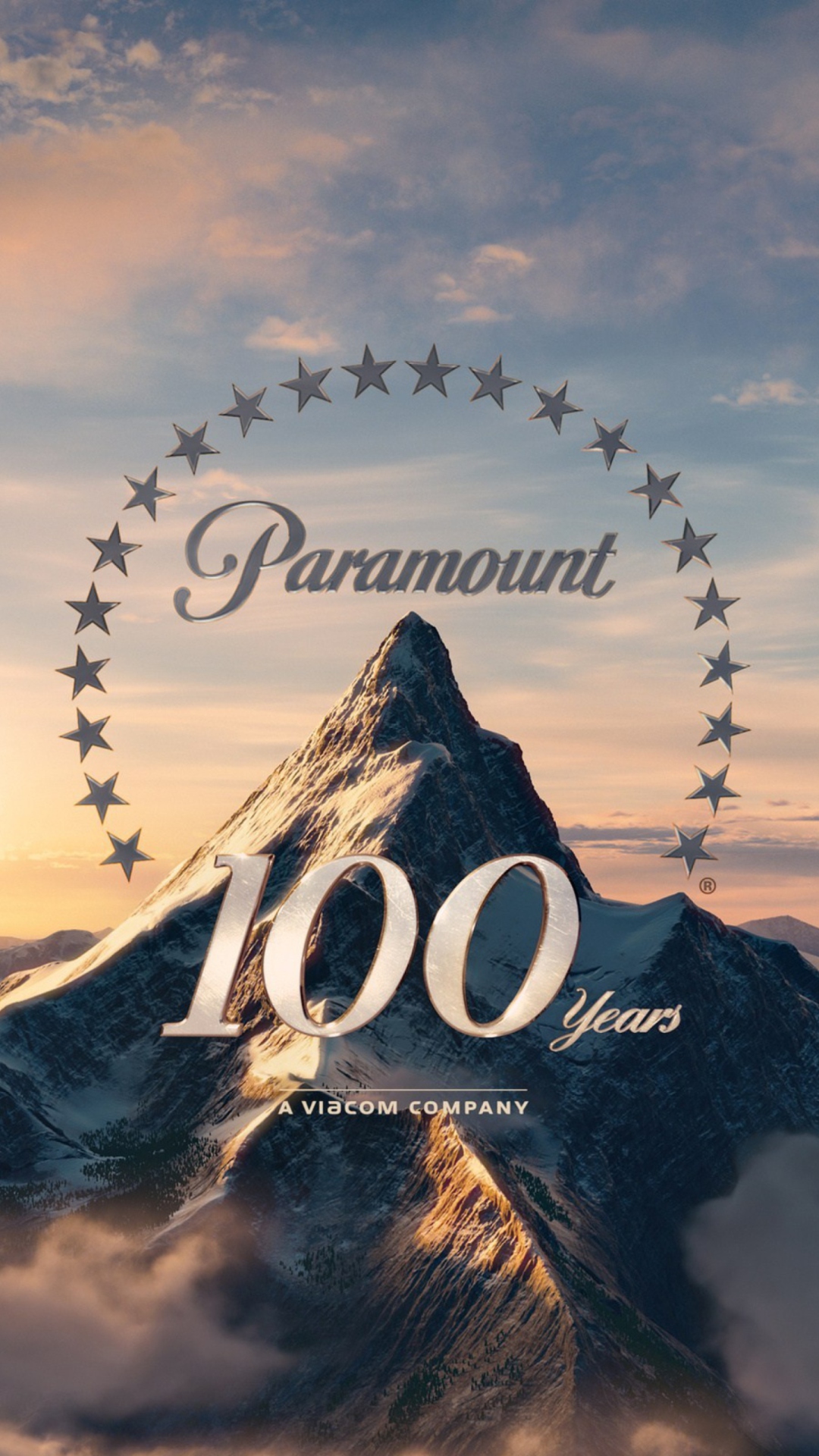 Fondo de pantalla Paramount Pictures 100 Years 1080x1920