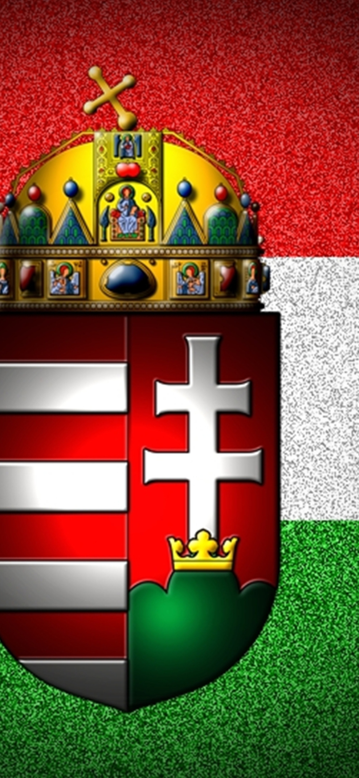 Das Hungary Flag - Magyarország zászlaja Wallpaper 1170x2532