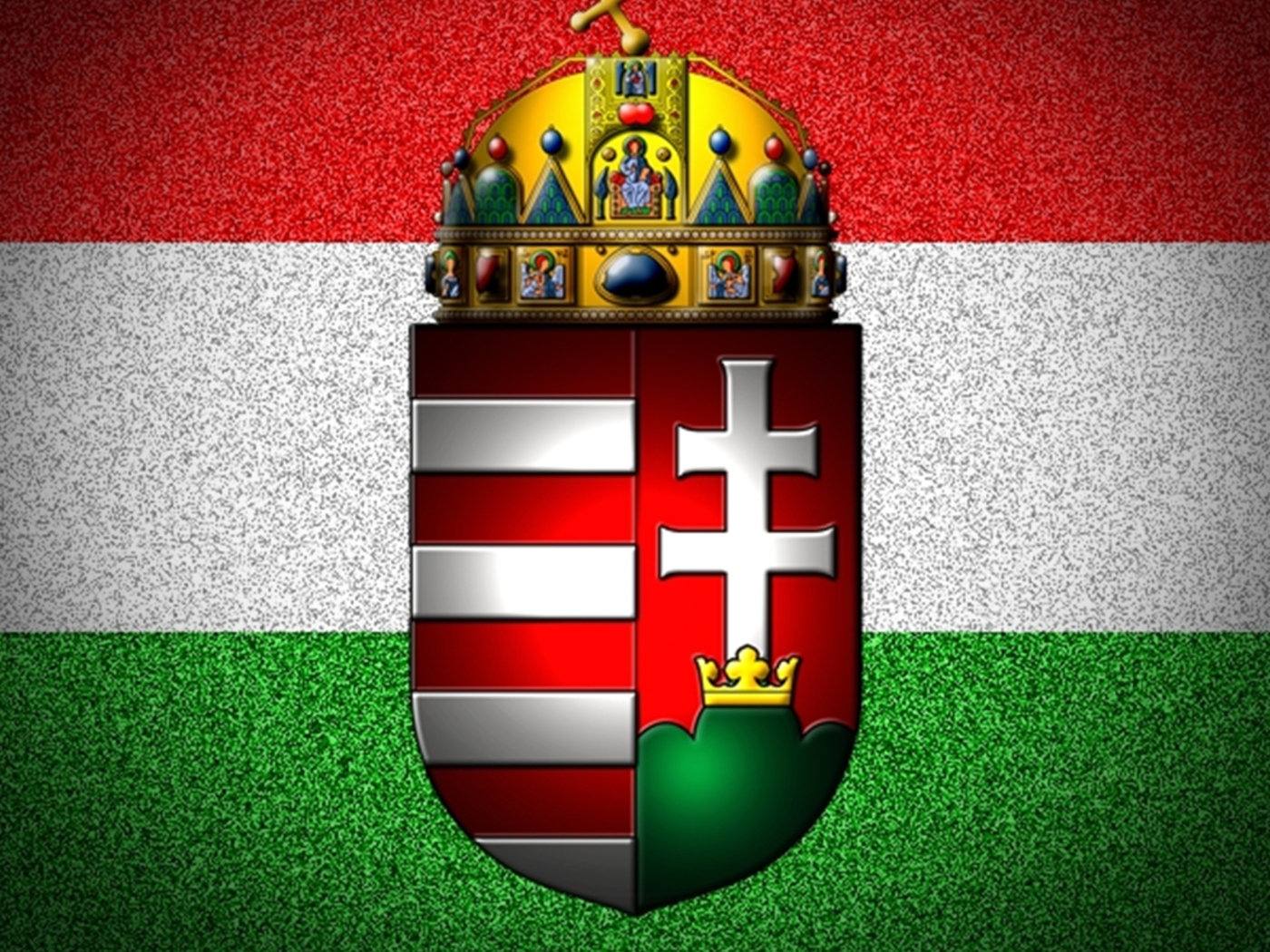 Sfondi Hungary Flag - Magyarország zászlaja 1400x1050