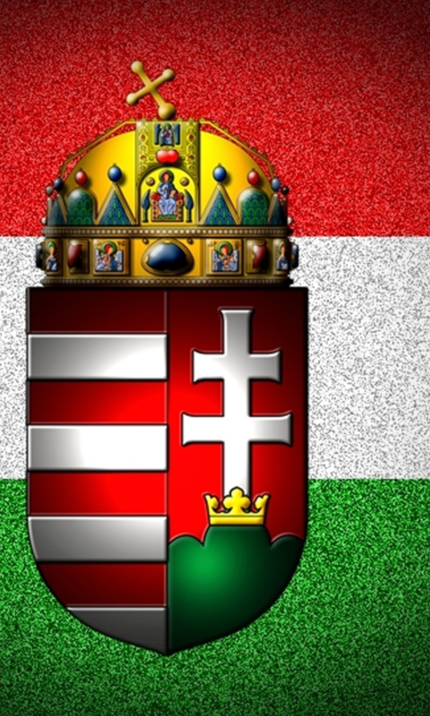Sfondi Hungary Flag - Magyarország zászlaja 480x800