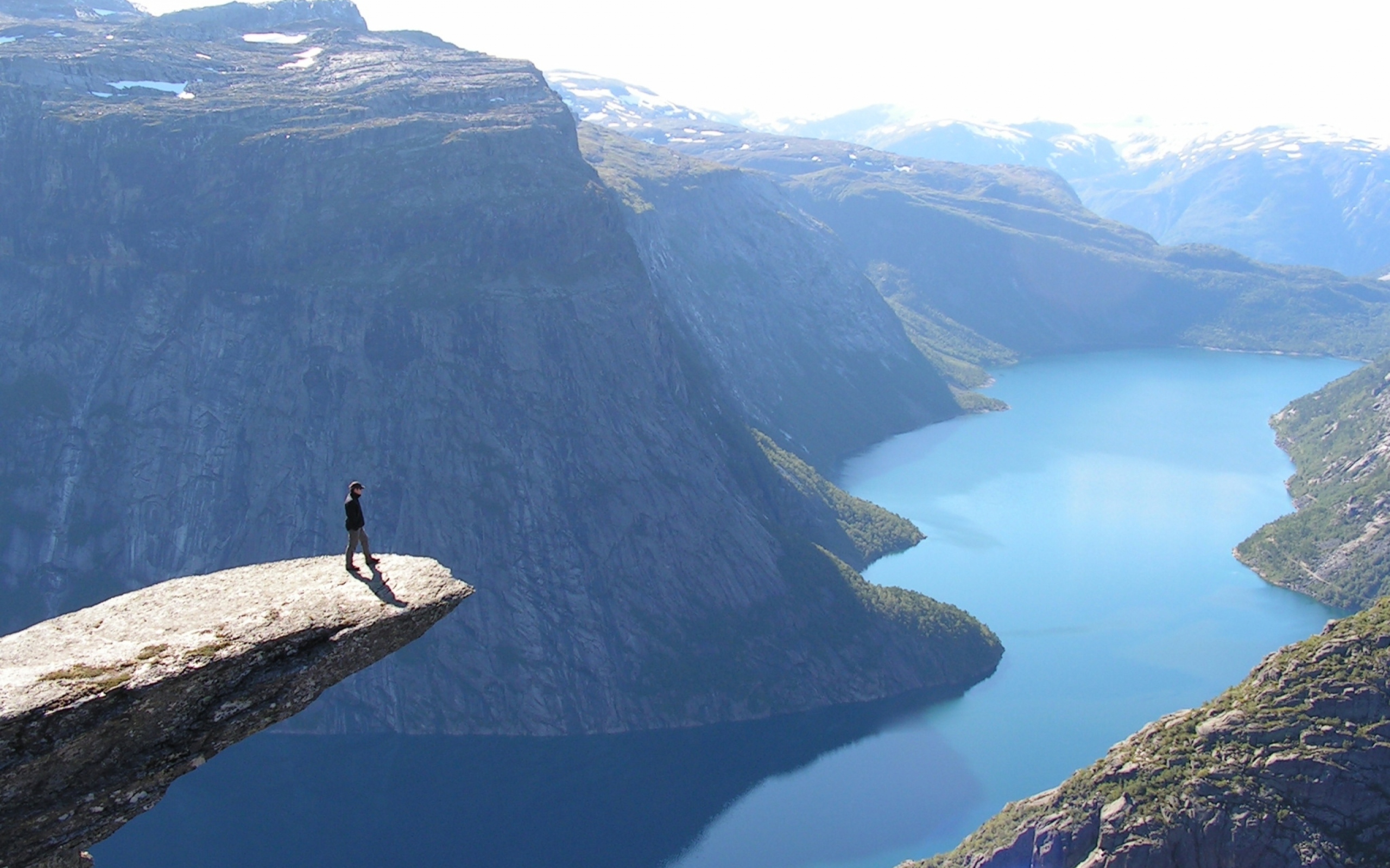 Norway Fjord Aeral View wallpaper 2560x1600