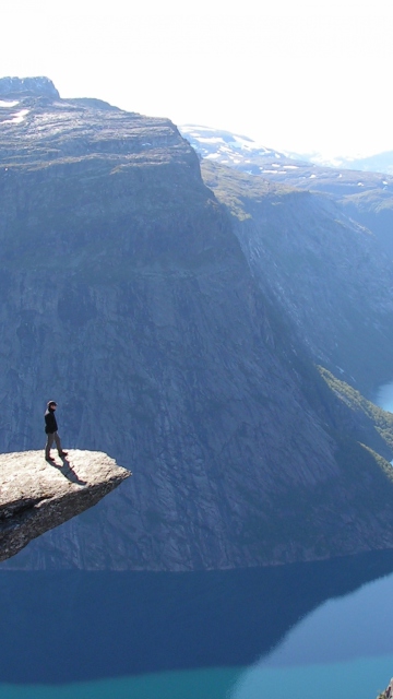 Norway Fjord Aeral View screenshot #1 360x640