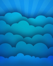 Blue Clouds screenshot #1 176x220