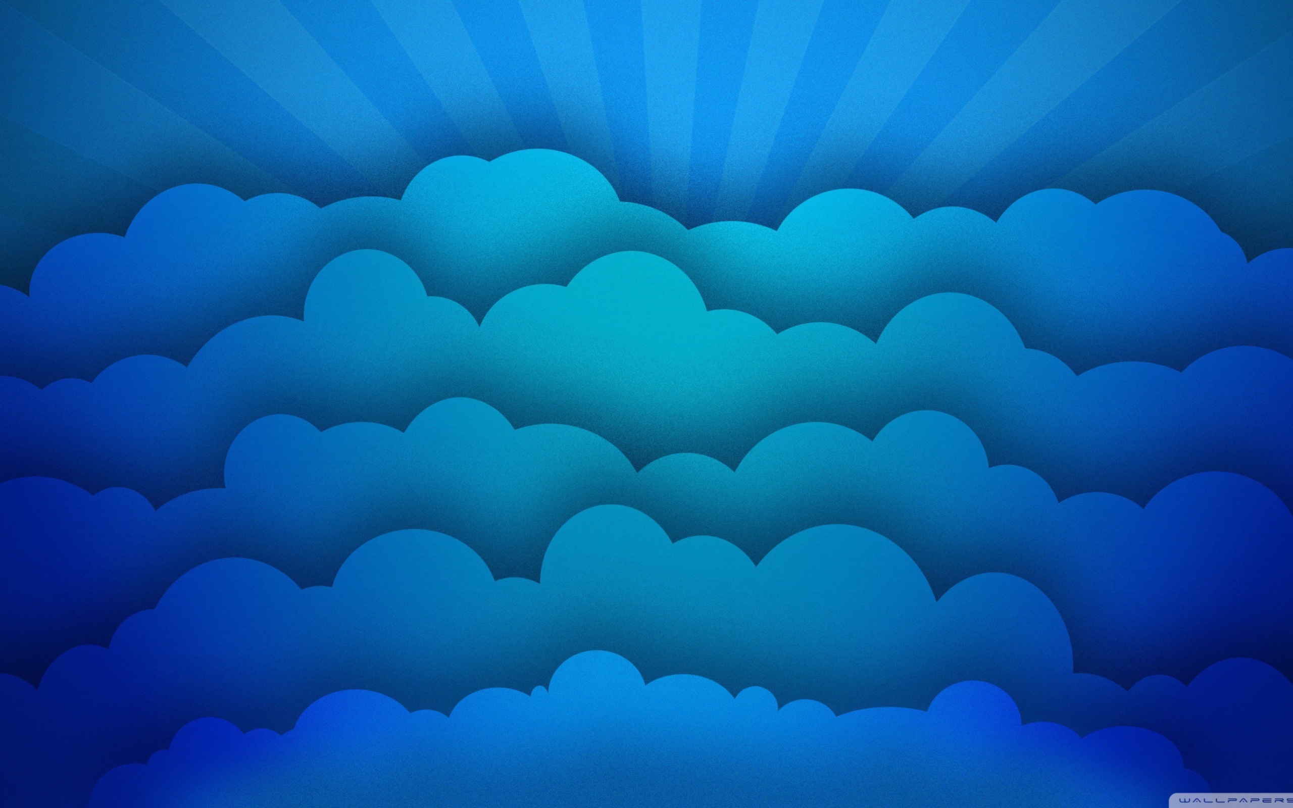 Blue Clouds wallpaper 2560x1600