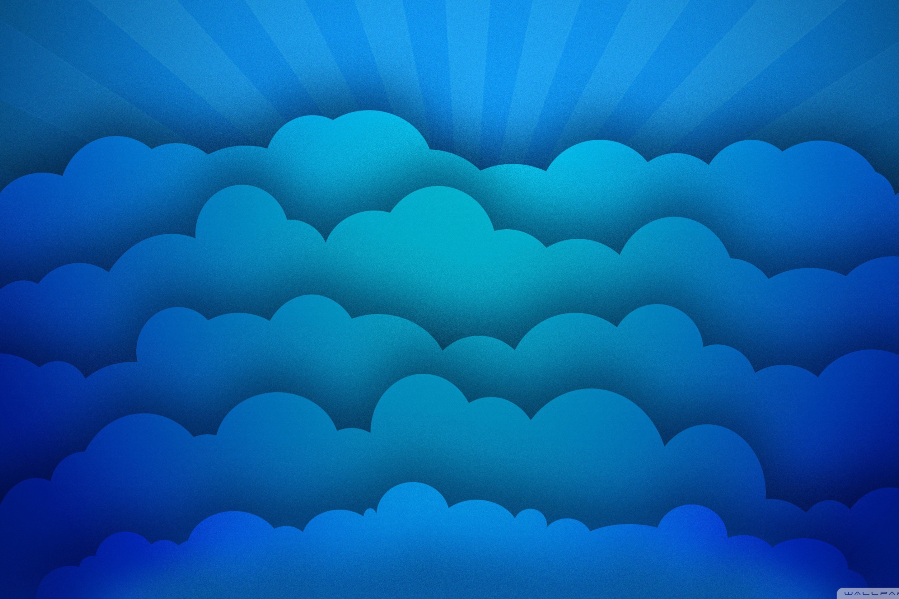 Das Blue Clouds Wallpaper 2880x1920