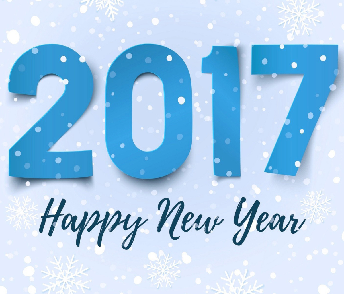 Fondo de pantalla Happy New Year 2017 1200x1024