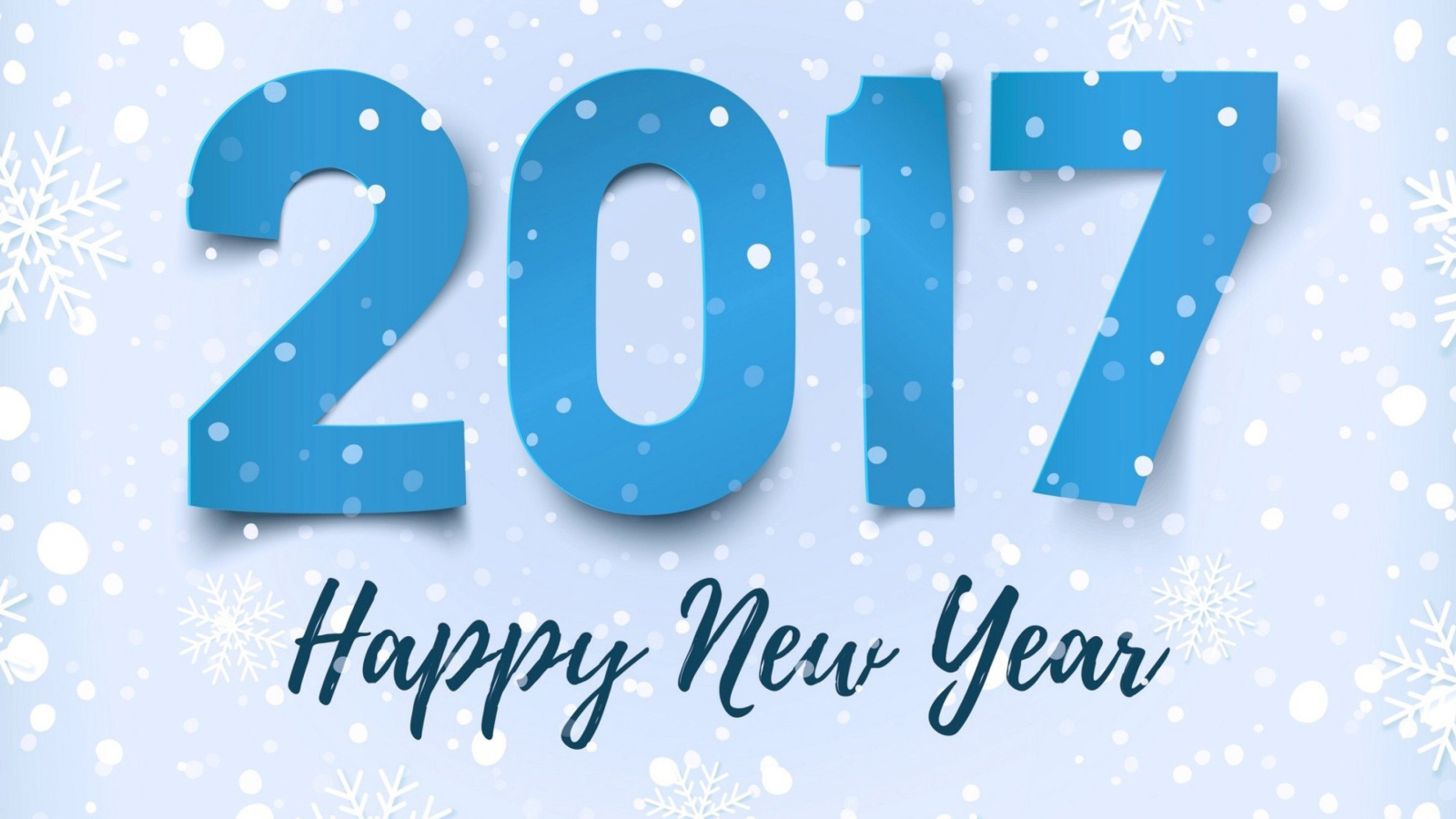 Happy New Year 2017 wallpaper 1600x900