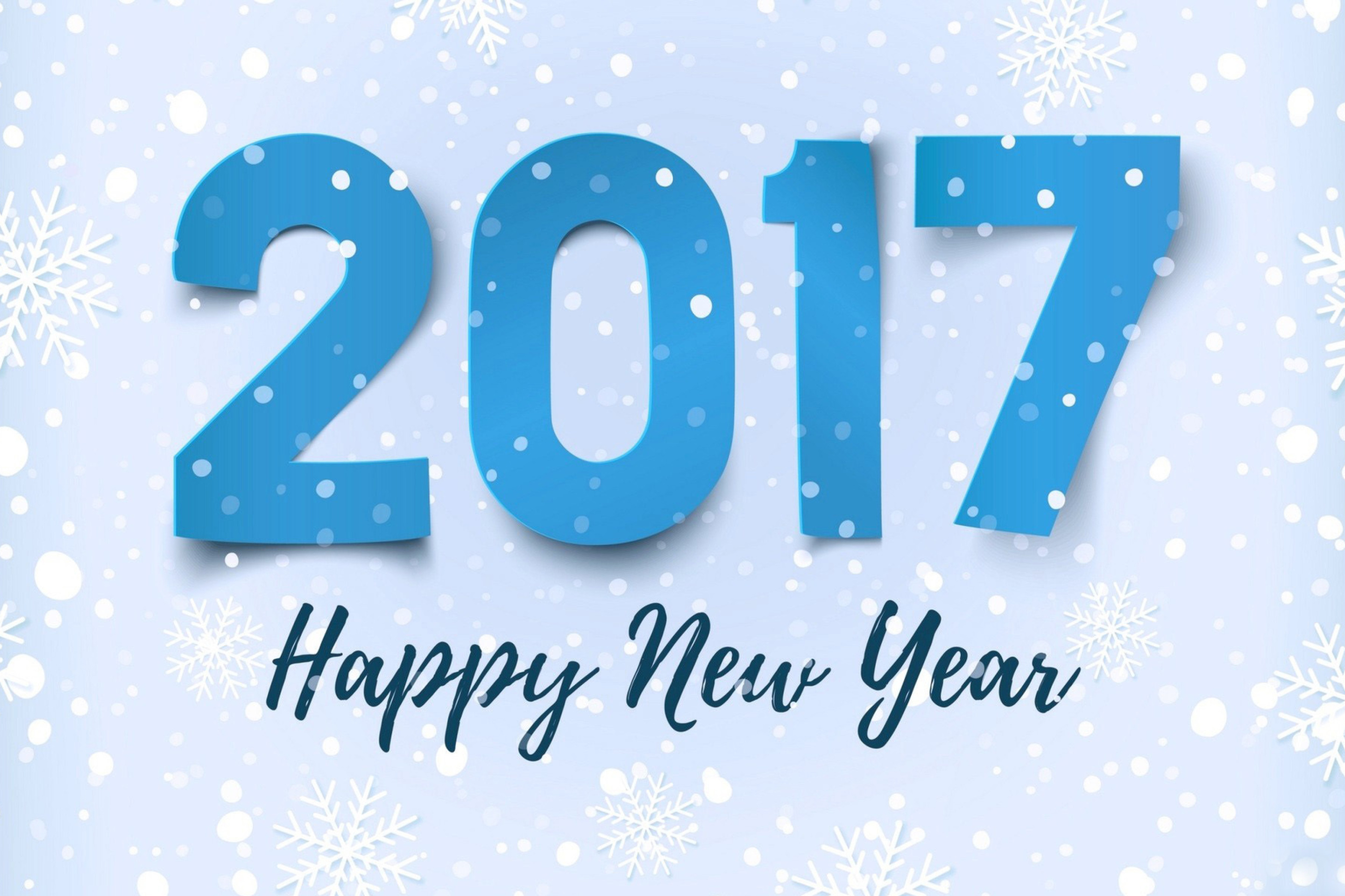 Das Happy New Year 2017 Wallpaper 2880x1920