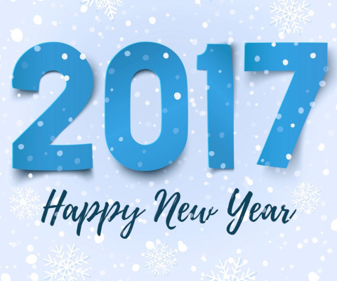 Happy New Year 2017 wallpaper 480x400
