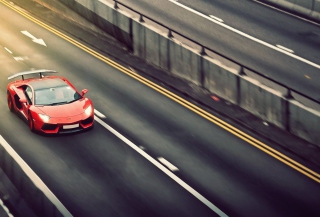 Red Lamborghini Aventador - Obrázkek zdarma 