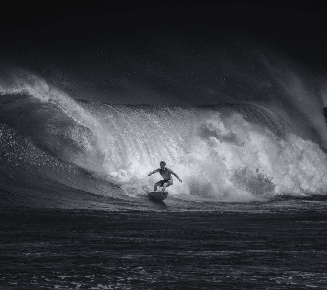 Big Wave Surfing wallpaper 1080x960