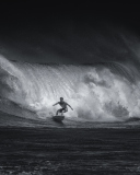 Fondo de pantalla Big Wave Surfing 128x160