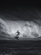 Big Wave Surfing wallpaper 132x176